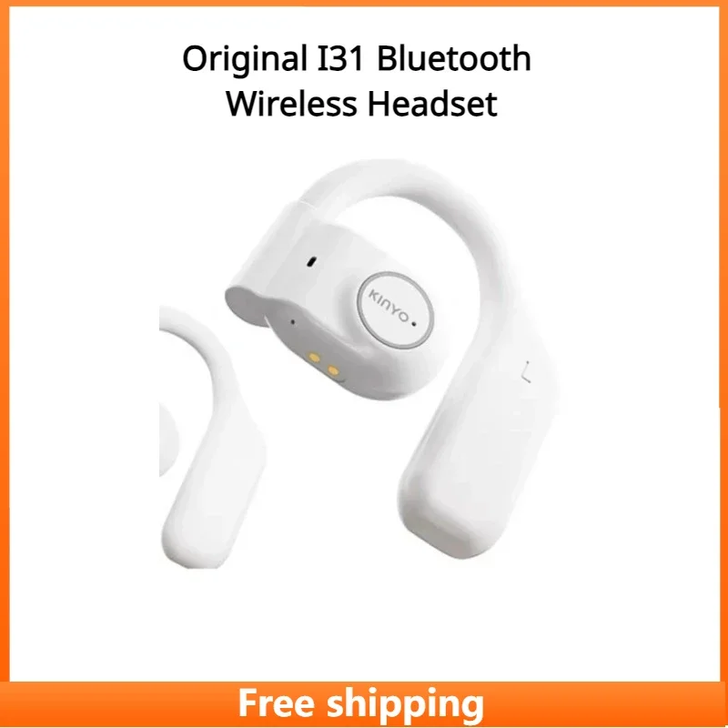

Original I31 Bluetooth Wireless Headset in-ear Air Bone Conduction Sports and Running Dedicated Stable Open Ear-hanging Headset