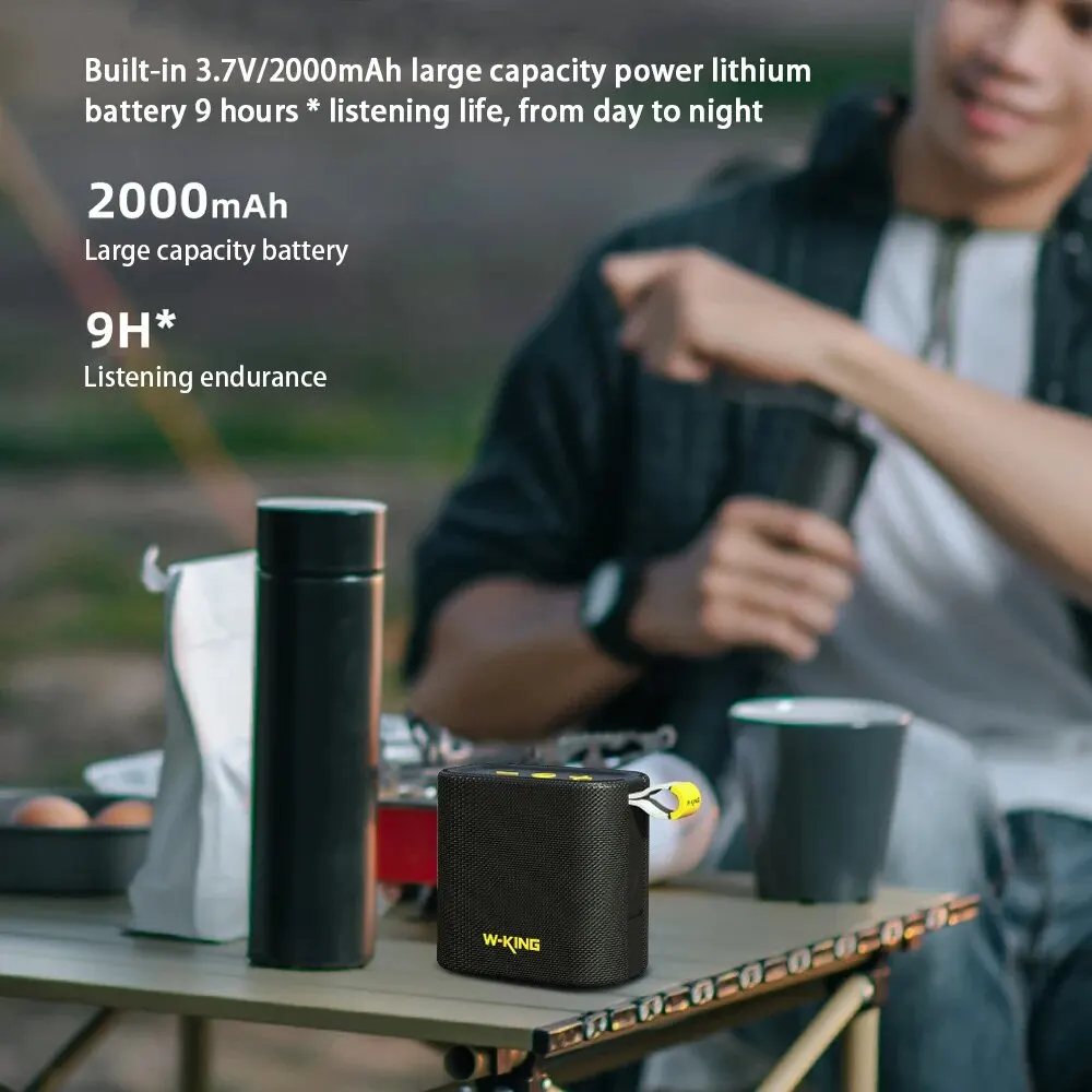 W-KING D2  Ŀ, ߿ , IPX7 , ̵ ̴ , FM , BT5.3 HD 