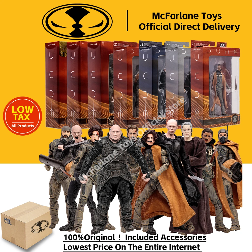 Mcfarlane Toys 1/10 Action Figure Dune: Part Two Movie Feyd-Rautha Harkonnen Chani Paul Atreides Model Doll Garage Kit