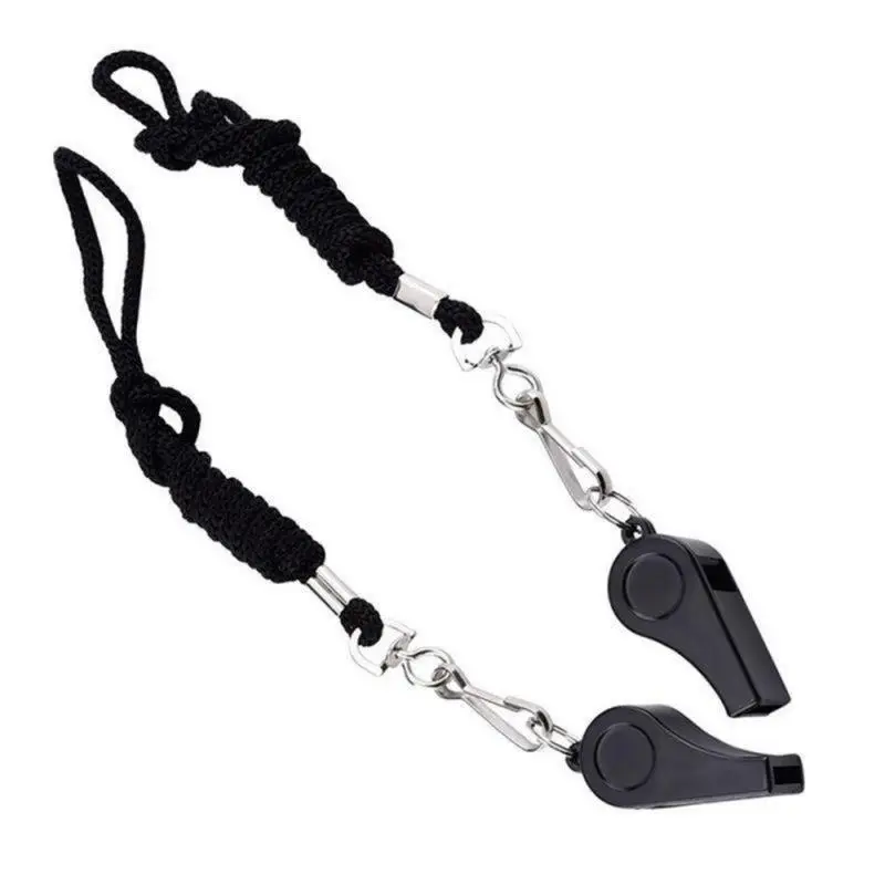 Professional Whistle 1pc Outdoor Sports Camping Hiking Referee Game Training Survival Whistle With Lanyard for survival whistle,sport whistle,sports whistle