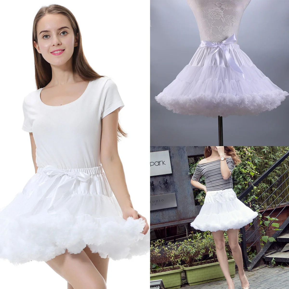 Tutu Dress Women Slip Skirt for Wedding Guest Short Tutus Ordinary Tulle