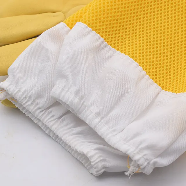 Méhész Kesztyű Védőhüvelyek Szellőztetett Méhek/Szúrásbőr Hosszú Az Apikultúra Eszközökhöz - Image 5