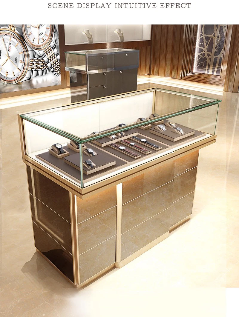 Luxury Brown Leatherette Watch Display Stand Holder – Retail Store Counter and Window O... - SKU LWDS1707 - UGI Packaging