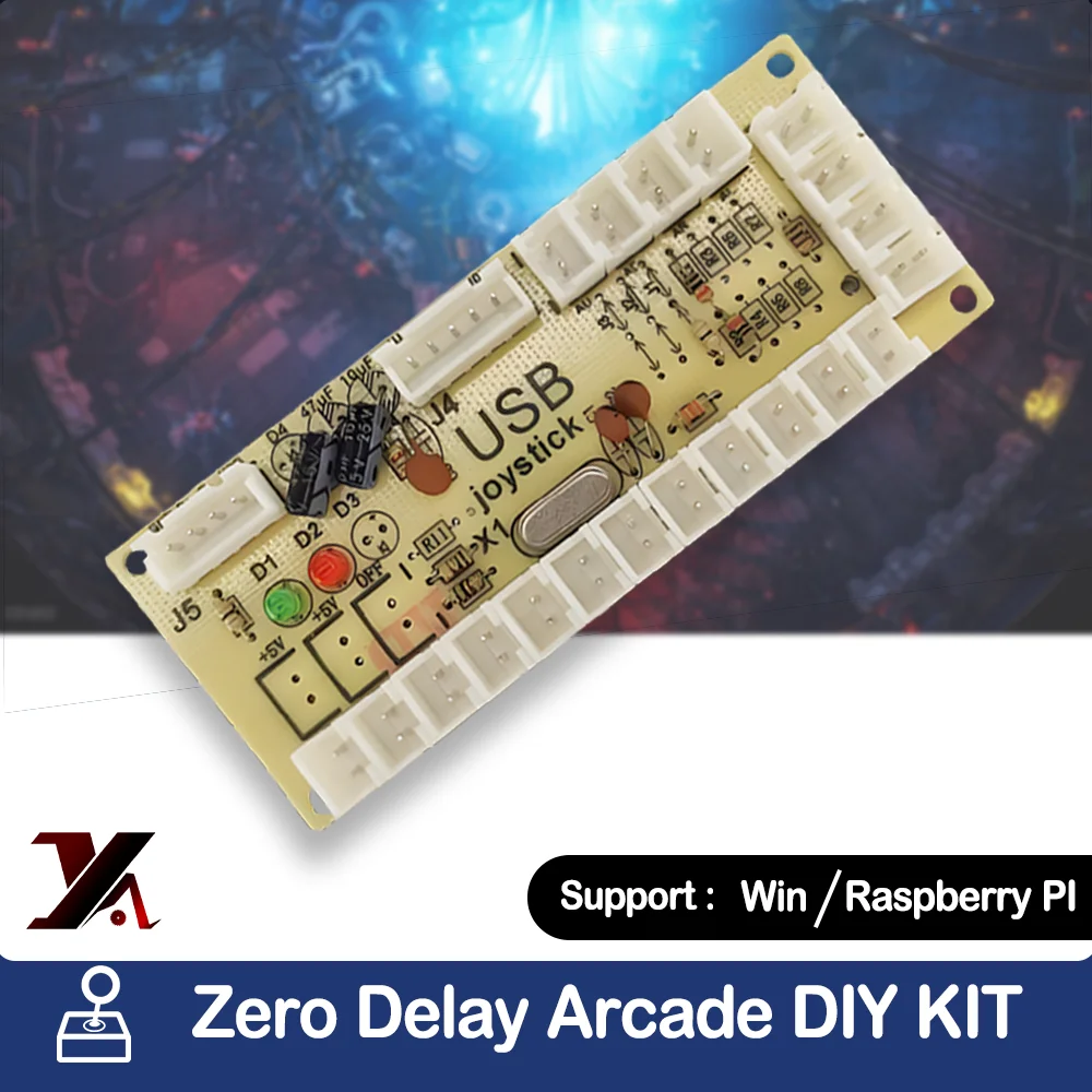 Zero-Delay-Arcade-DIY-KIT-USB-Encoder-PC-to-Joystick-for-Host-PC-Game ...
