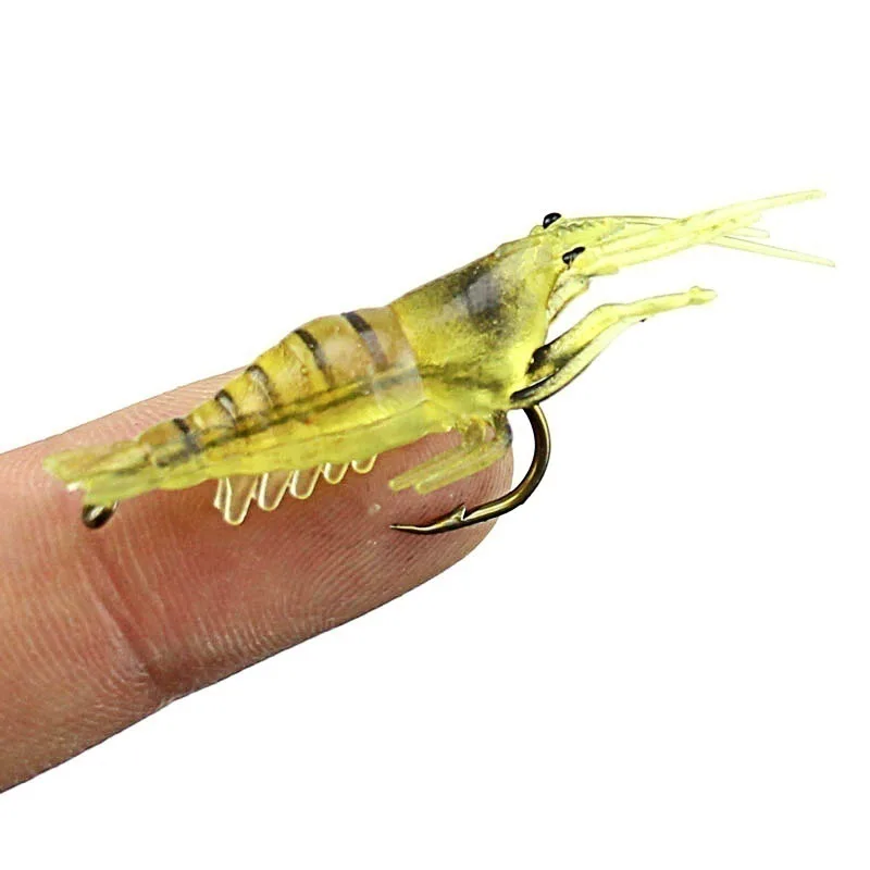Glow Soft Shrimp Lures 4