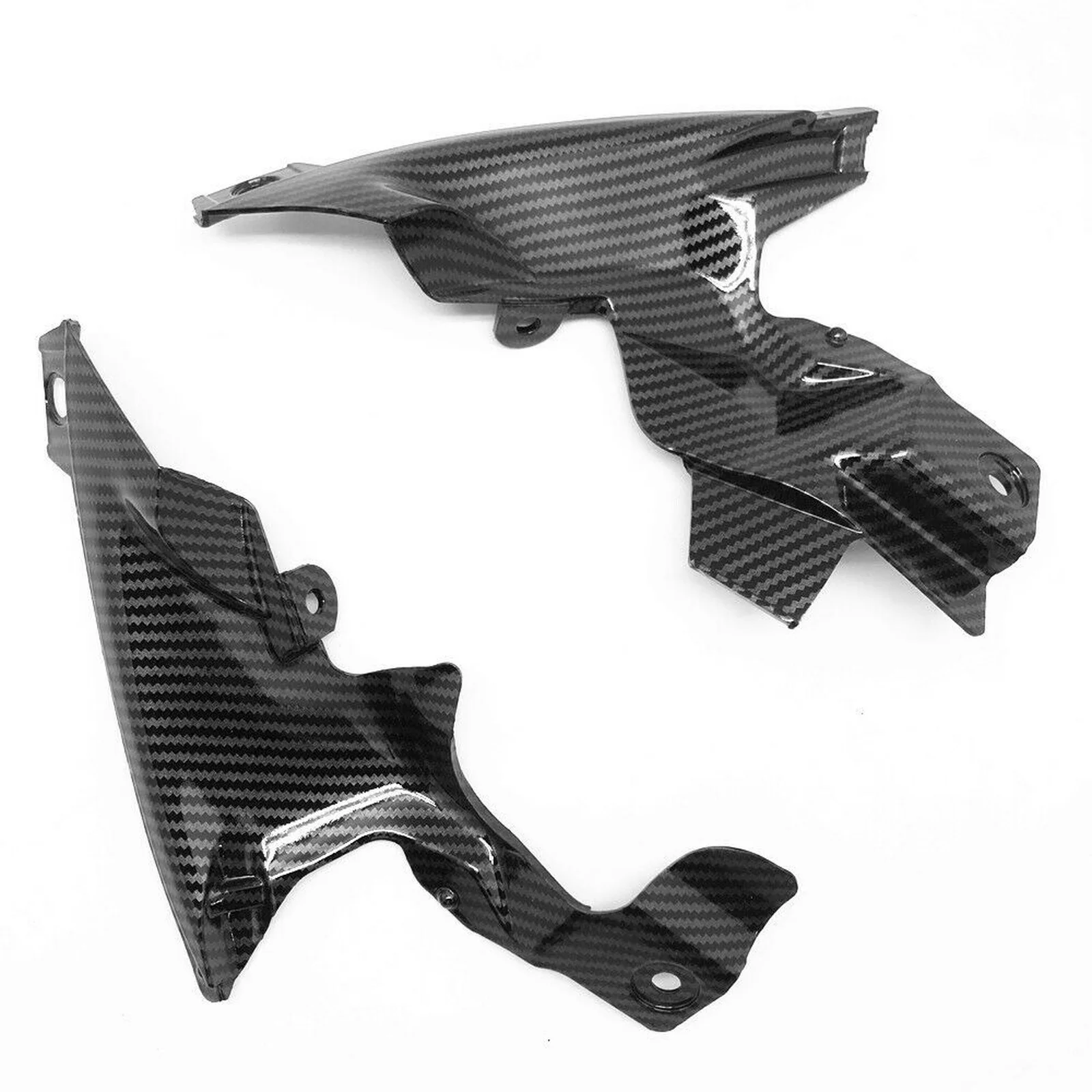 For Yamaha Yzf R1 2007-2008 Carbon Fiber Pattern Air Ram Intake Duct Bracket Fairing