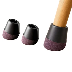 Silicone Chair Leg Protectors - Anti - Slip Furniture Pads with Felt for Noise Reduction on Hardwood Floors (8 Pack) (Diameter 14 - 19mm)