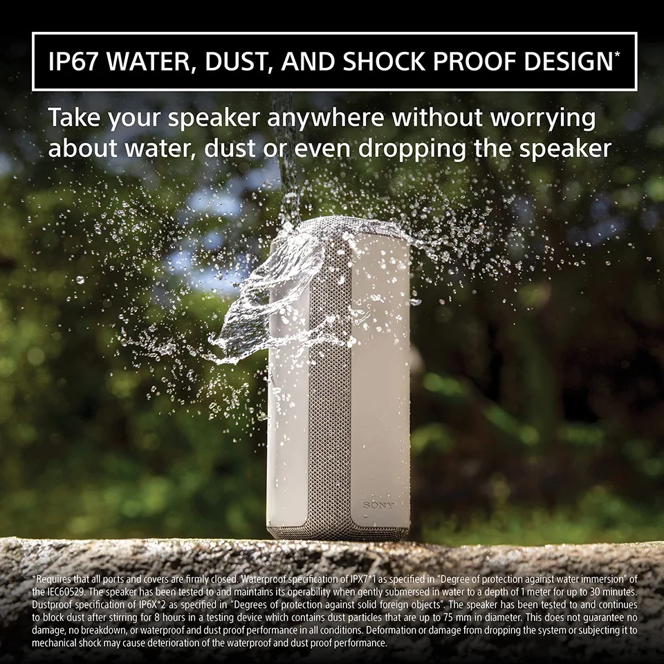 Sony SRS-XE300 Portable Wireless Speaker description image 3