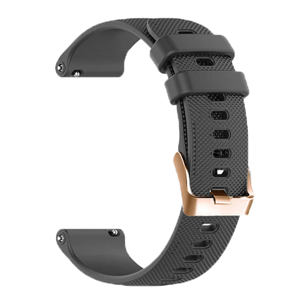 18mm Replacement Bracelet for Garmin Venu 2S 3S Vivomove 3S Strap Vivoactive 4S Strap Forerunner 255S Silicone Smart Watch Band Silicone Wrist Strap Silicone Watch Strap Silicone Watch Band Watch Strap Smart Bracelet Strap