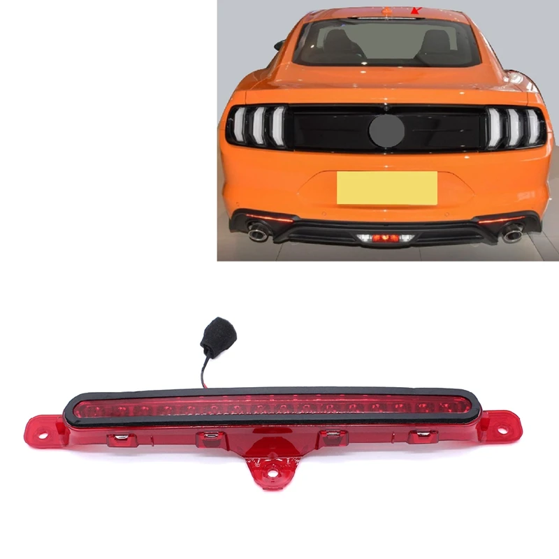 

Красная третья Задняя Тормозная лампа для автомобиля, Задняя Тормозная лампа для Ford Mustang 2010-2014