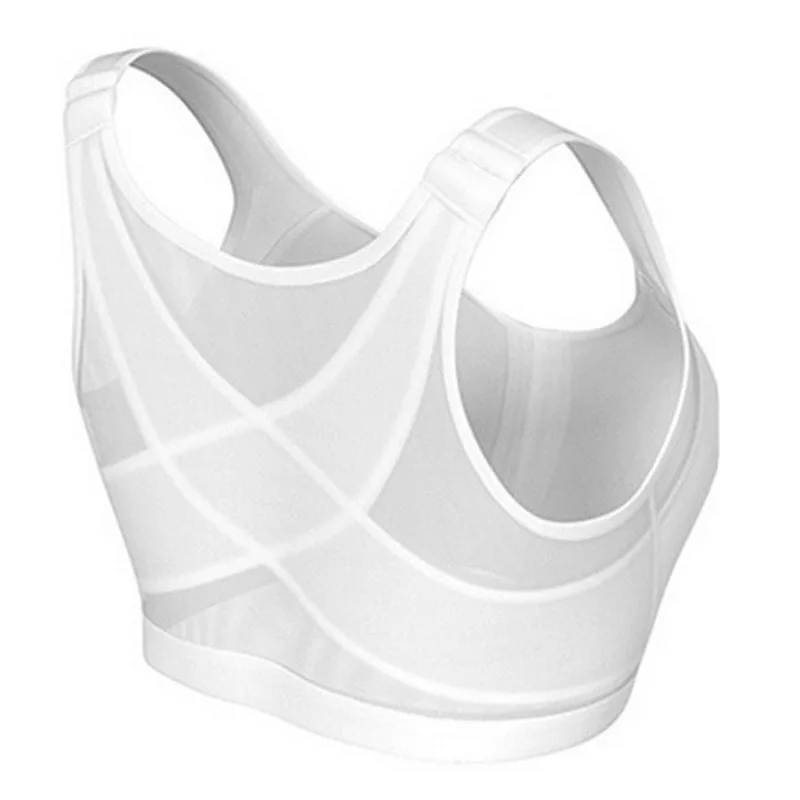 Non-padded Wire Free Post Breast Augmentation Operative Bra Women Post Surgical Surgery Front Open Full Support Recovery Bra 2