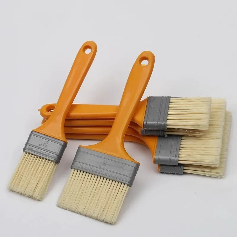 Plastic Handle Paint Brushes 1/2/4/5 Inch For Wall and Furniture Paint Tool Set Painting Brushes Artist paint brushes