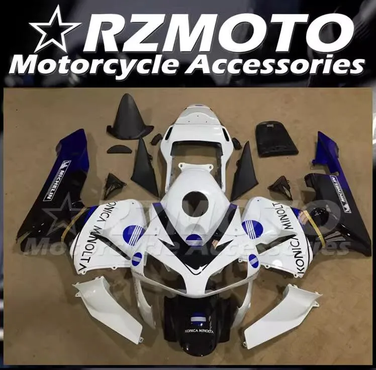 

Новый комплект обтекателей из АБС-пластика для мотоцикла, подходит для HONDA CBR600RR F5 2003 2004 03 04, комплект обтекателей белого и черного цвета