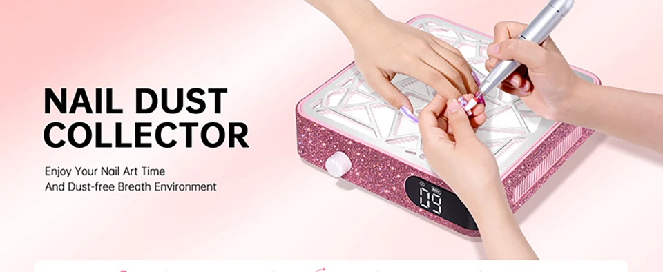 Description Picture 3 of itemNail Dust Collector extractor de polvo para unas Powerful Vacuum Fan Vent Dust Collector Extractor Dust Suction Machine forNails