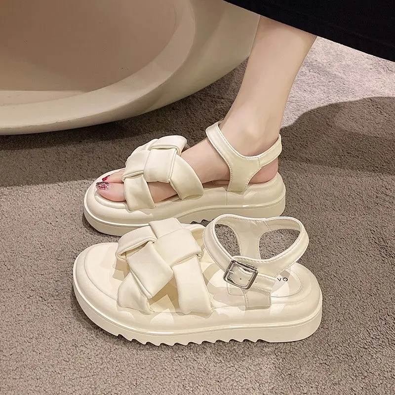 

Girls' Sandals Soft Sole Princess Shoes New 2023 Sandals Summer Comfortable Lovely Women's Shoes Non-slip Exposed Toe