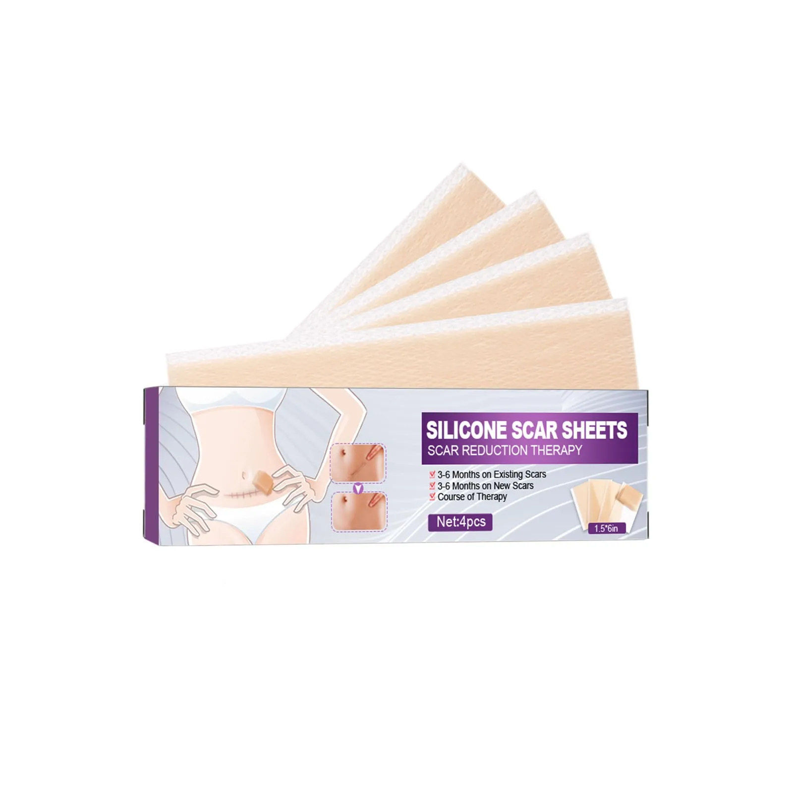 Fade C-section Smooth Body Skin Silicone Skin Care Patch