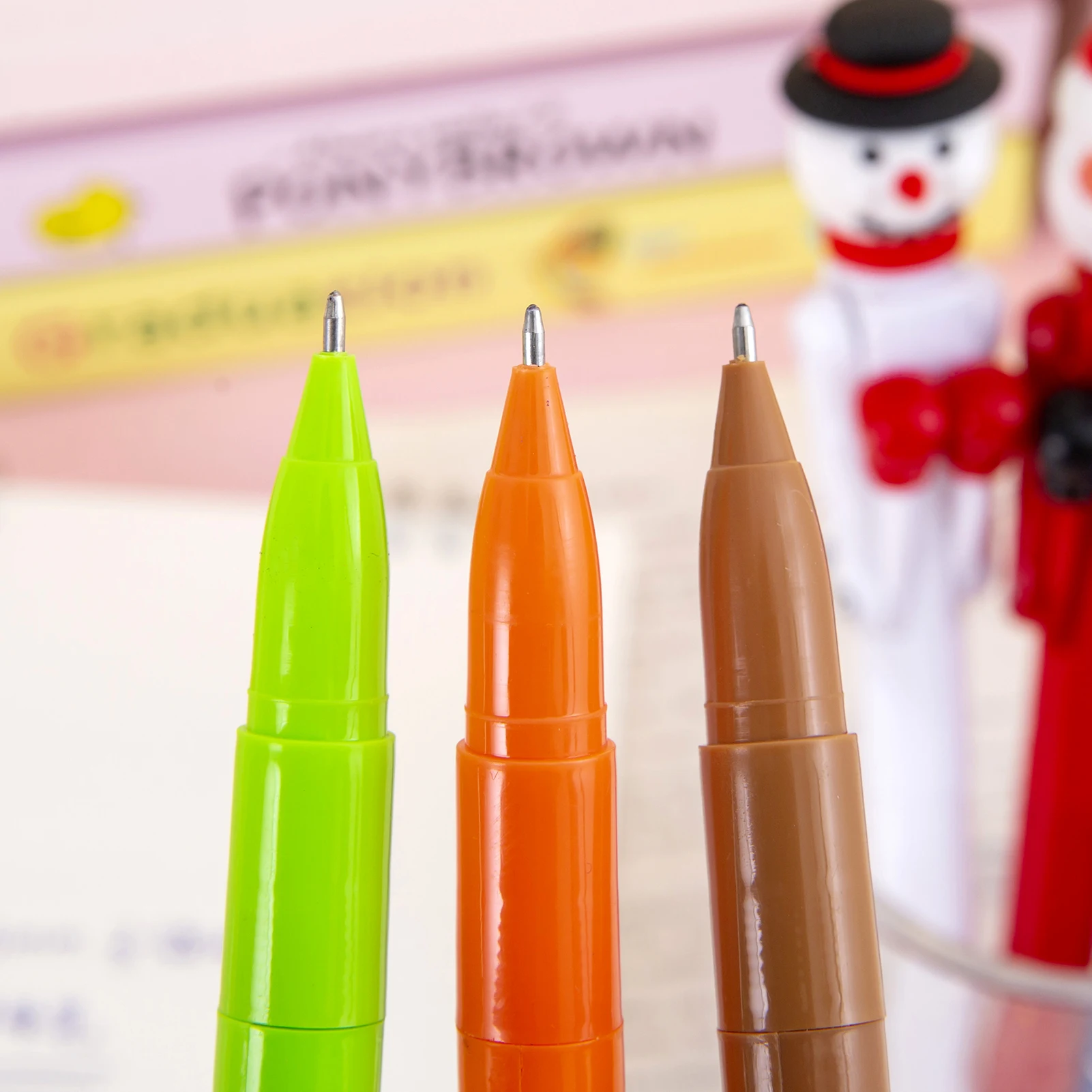 Stationery Pen Cartoon Boxing Pen Decompression Boxing Ultra-fine Point Writing Cartoon Shape Stationery Stress