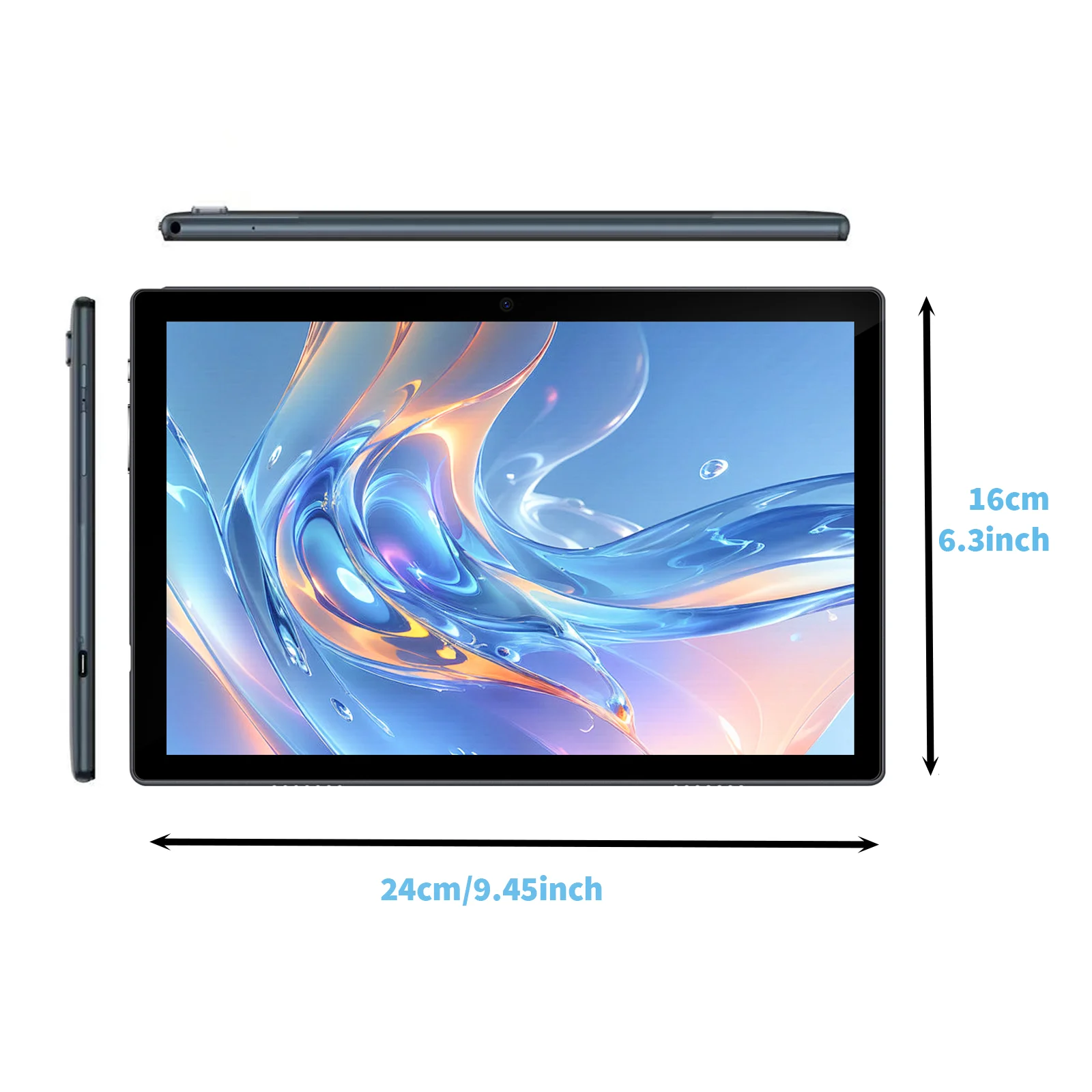 Relndoo 10.1 インチタブレット Android 14、8GB (4+4 拡張) RAM