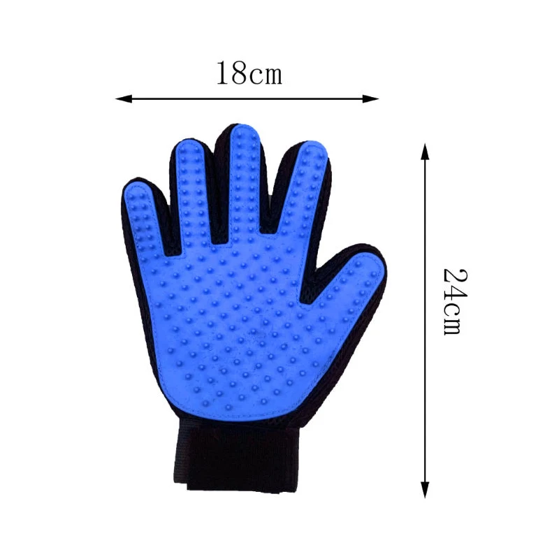 1PC Cat Hair Remove Gloves Rubber Pet Beauty Cleaning Grooming Effective Massage Dog Combs Floating Brush 5