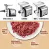 Electric Meat Grinder, Heavy Duty Meat Mincer Sausage Stuffer Machine, 3200W Stainless Steel Food Grinder Stand Mixers 4