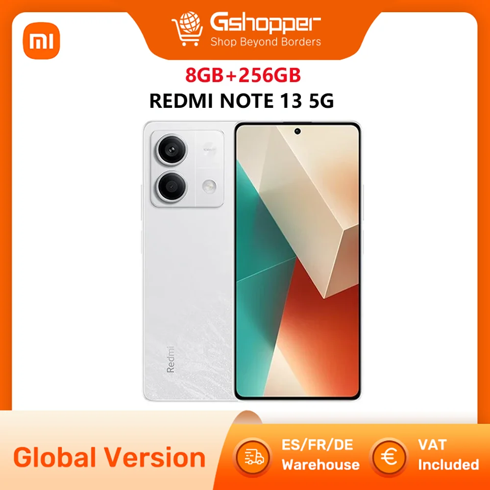 Versione Globale Xiaomi Redmi Note 13 5G Smart Phone 8Gb 256Gb Dimensity 6080 120Hz 6.67 "Amoled Dotdisplay 108Mp Fotocamera 33W Nfc