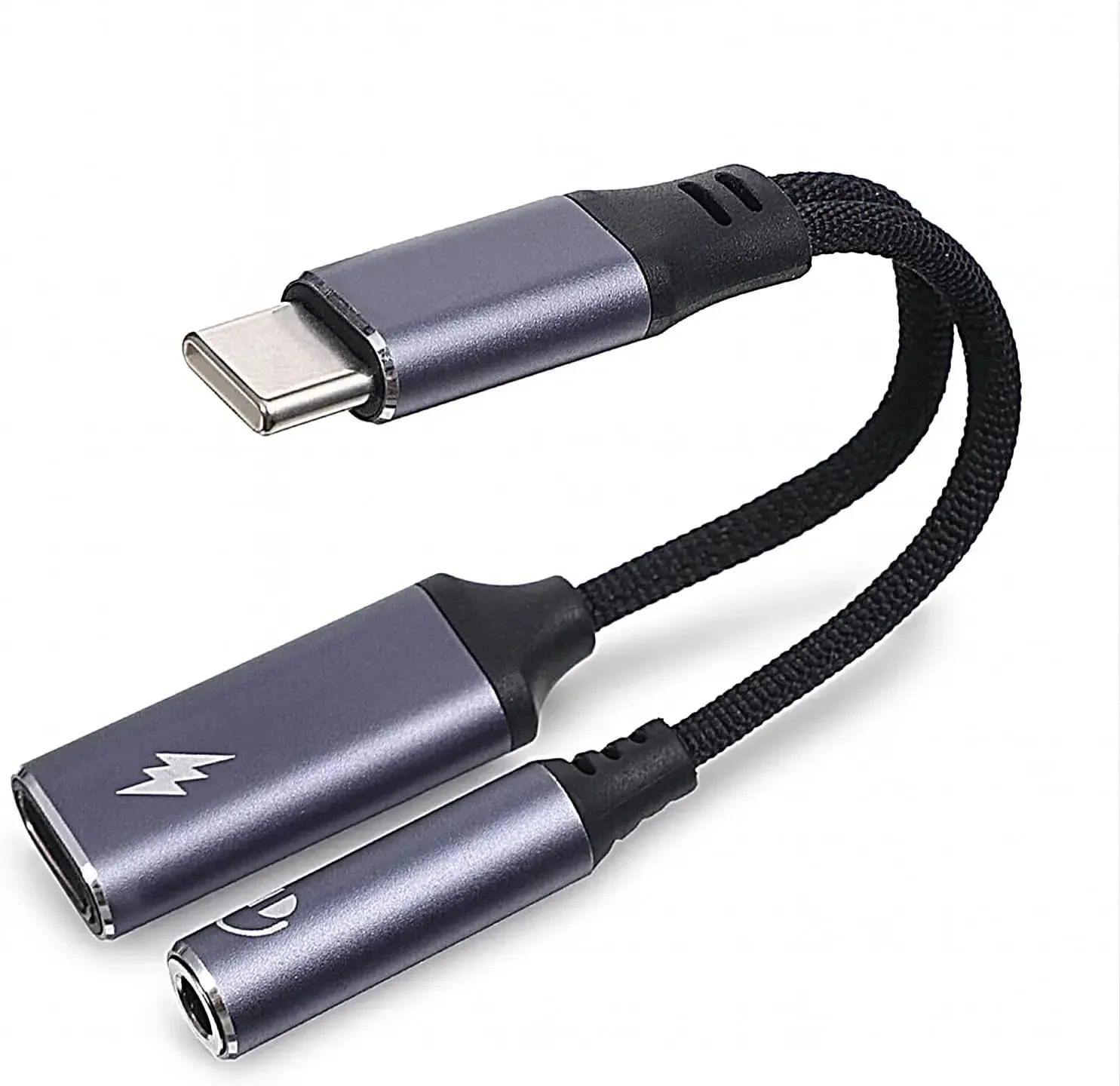 Dual Function USB-C to 3.5mm Audio Adapter