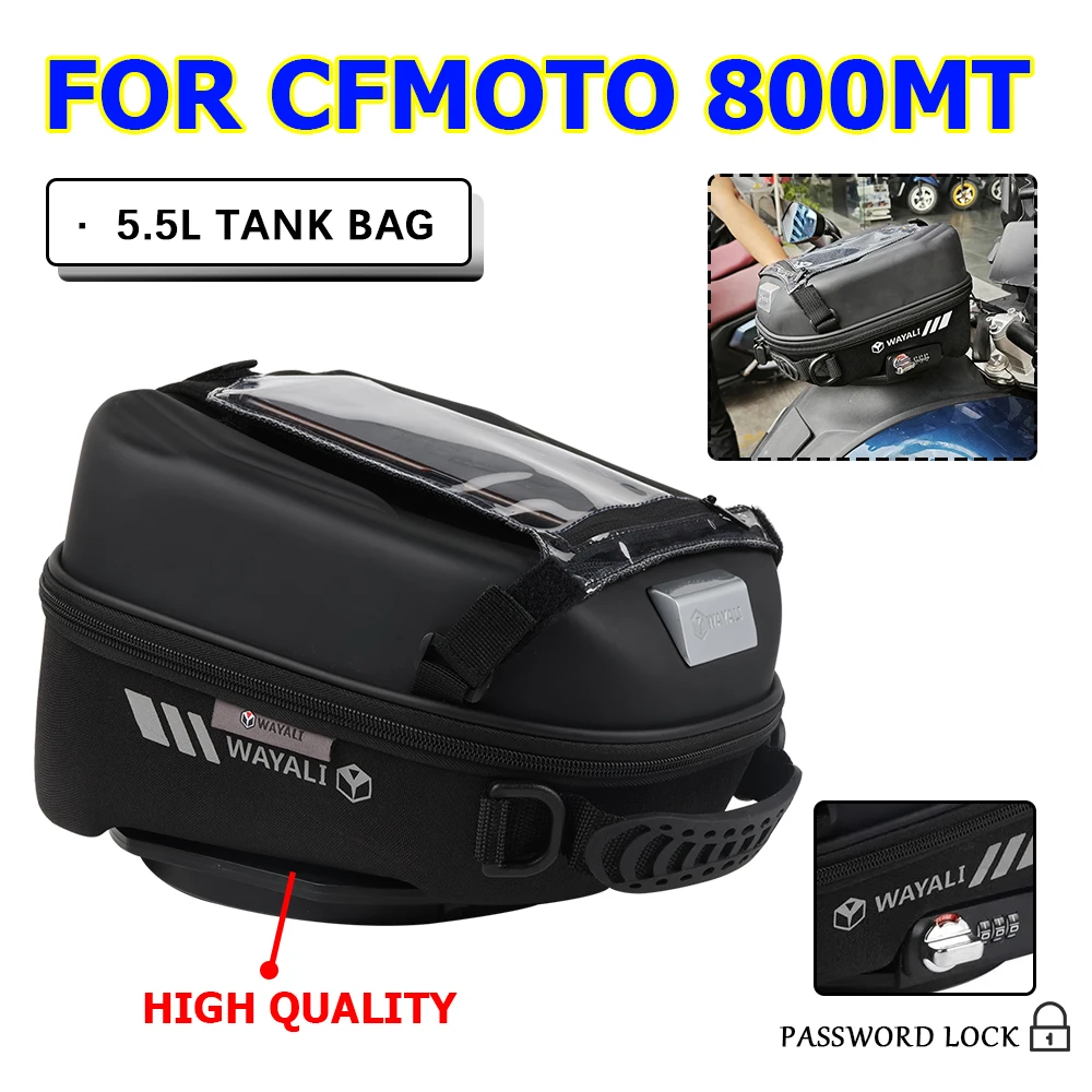 새들 레이싱 탱크락 배낭 네비게이션 백, 5.5L 탱크 백, CFMOTO 800MT MT800 MT 800 MT IBEX 800 T S 2024 액세서리