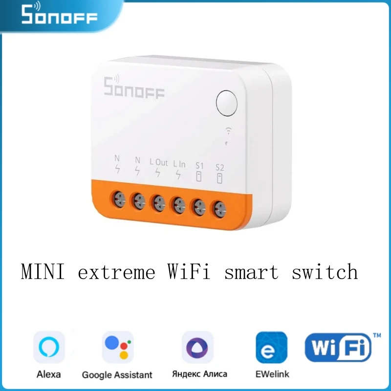 

Смарт-переключатель SONOFF MINIR4 с поддержкой Wi-Fi