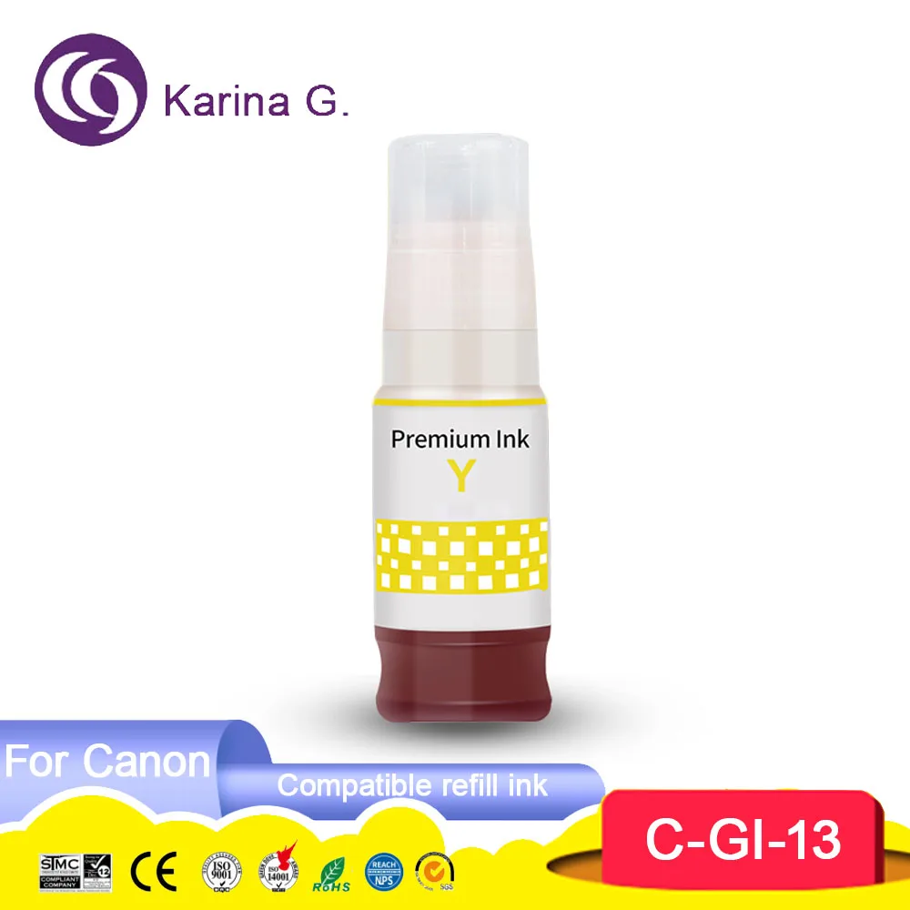For ink Compatible Color GI 13 GI-13 Bulk Bottle Refill Ink For PIXMA G510 G61