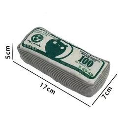 Durable Squeaky Money - Shaped Dog Toy for Interactive Play and Training (A)