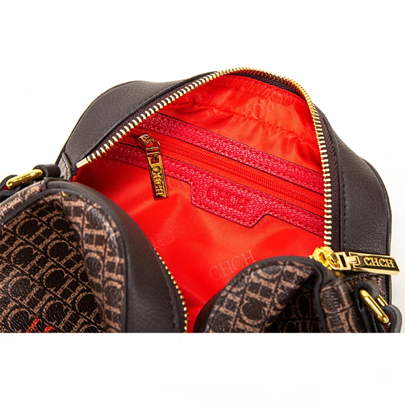 CHCH Women's Shoulder Bag Fashion Embossed Colorblock Branded Women's Handbags 2023 Luxury Designer Box Women's Handbags - Image 6