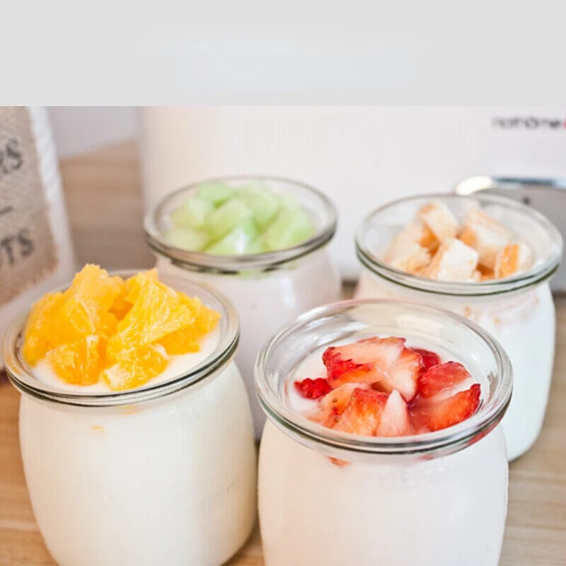 Yogurt Machine Homemade Old Yogurt Machine Pickle Rice Wine Fermentation Bacteria Glass Liner 4 Cup-Dividing