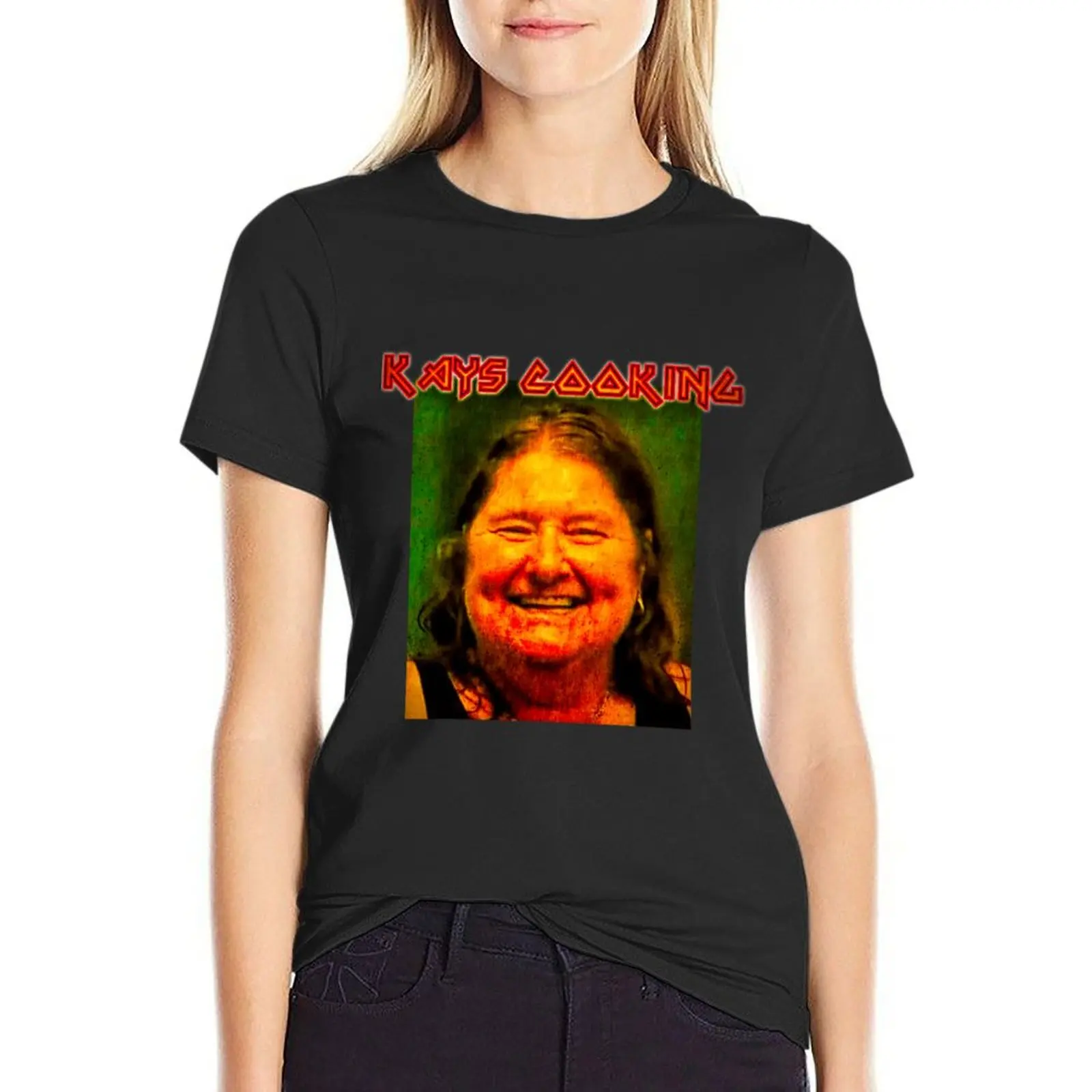 

KAYS COOKING T-Shirt t shirts for Women loose fit Top Women