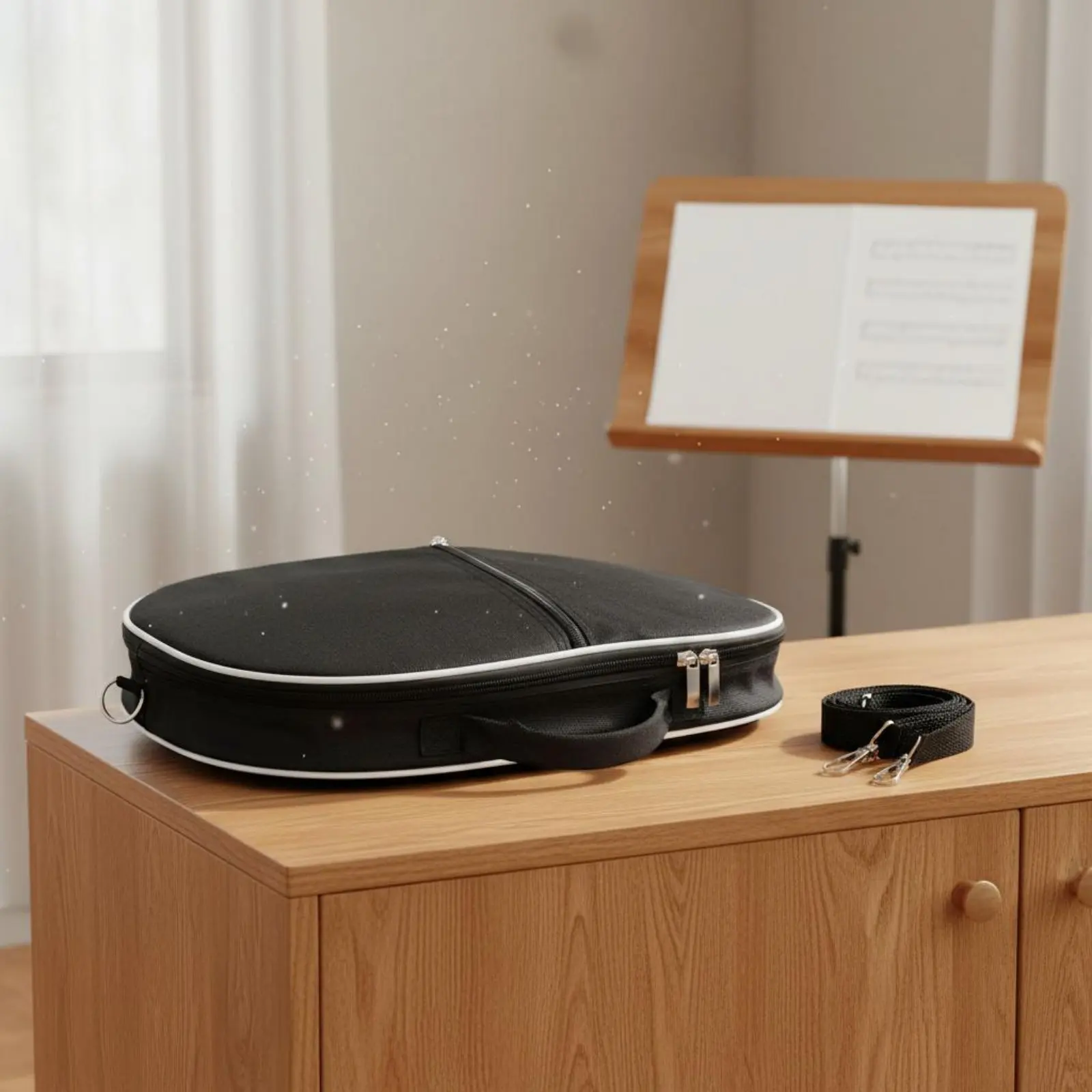 19 현 라이어 휴대용 케이스 휴대용 디자인 옥스포드 천 라이어 케이스 소형 하프 보관 가방 부드러운 내부 안감 하프 보관 가방