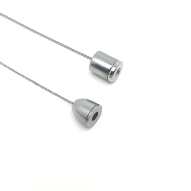 10pcs Copper/Iron Fasteners Led Panel Light Fixing Parts Thread Locking for Hanging Steel Wire Rope Hardware Lamp Fittings