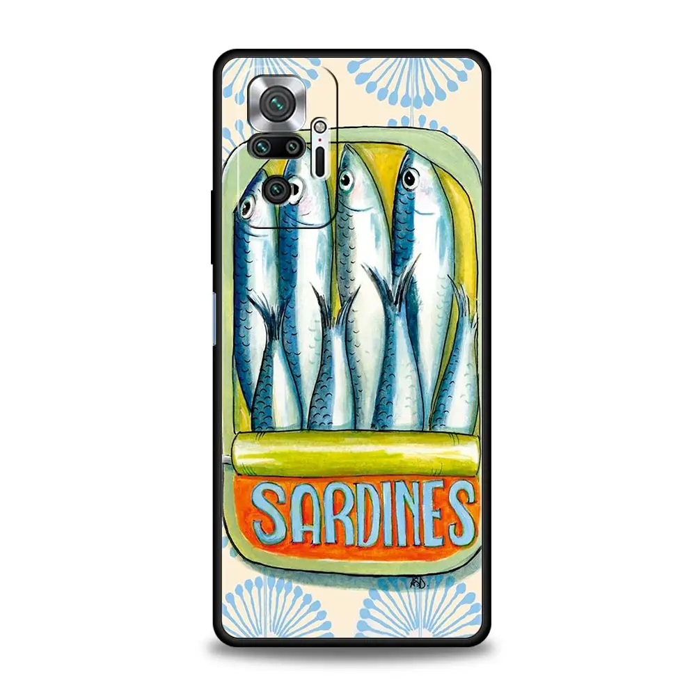 Sardines Canned Design Soft TPU Phone Case