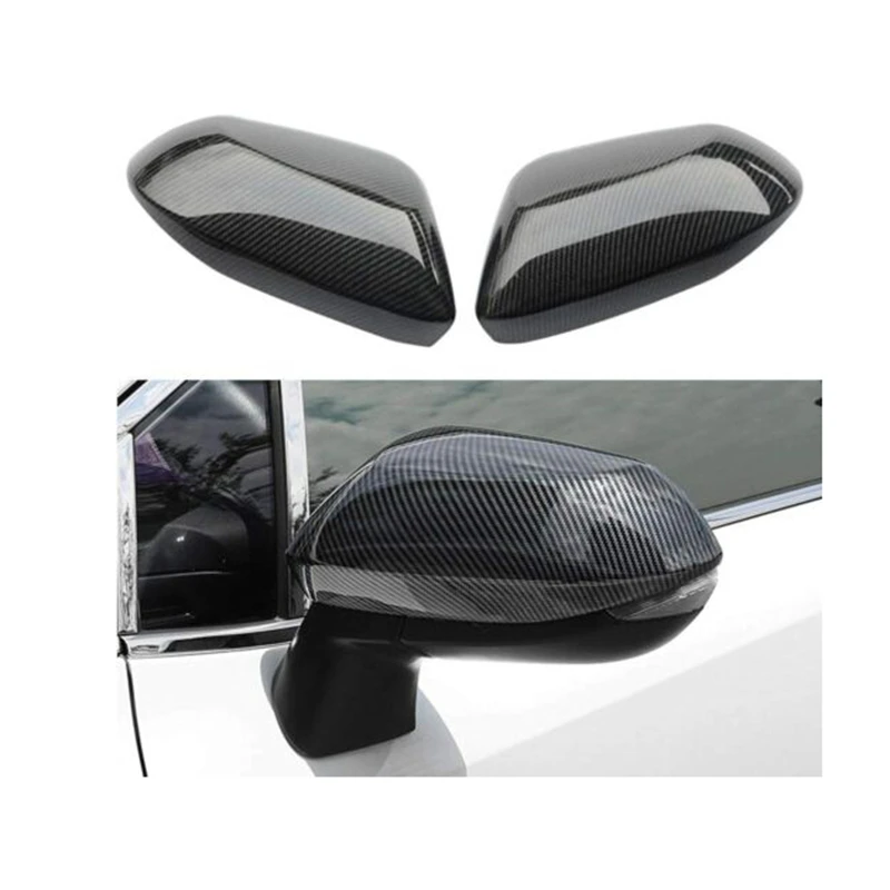 2Pcs For Toyota Corolla 2019 2020 Carbon Fiber Style Side Rearview