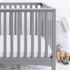 1pc Solid Crib Fitted Sheet Microfiber Super Soft Toddler Bedsheet Washable Bed Cover 4