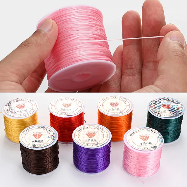 Uv Threadcolorful Nylon Beading Cord - Elastic Jewelry Thread For  Bracelets & Necklaces