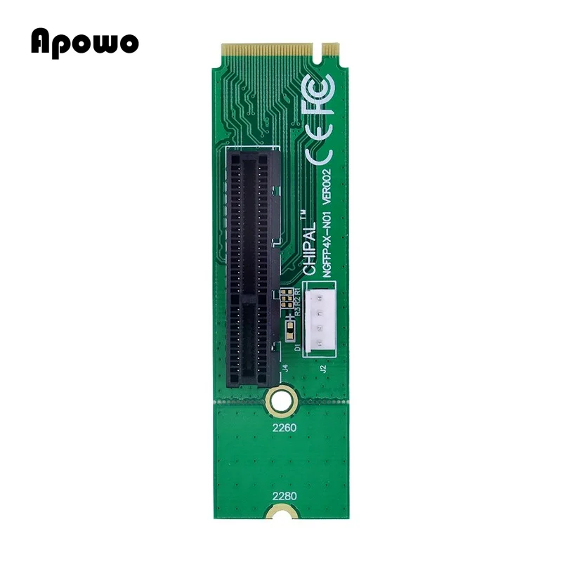 Adaptador de Cartão de Riser Chave para Conversor Fêmea com Cabo de Alimentação para Pci M.2 para Pci-e x1 a X16 Ngff Macho Express 4x 1x m2 m - Image 6