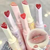 Moisturising Lipstick Pen Waterproof Jelly Lip Glaze Mirror Water Lipstick Heart-shaped Lip Gloss Non-stick Cup Korean Cosmetic