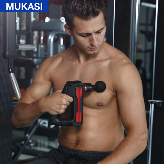 MUKASI Electric Massage Gun 32 Level Fascia Gun Deep Tissue Neck Body Back Muscle Sport Massager Relaxation Pain Relief Exercise 6