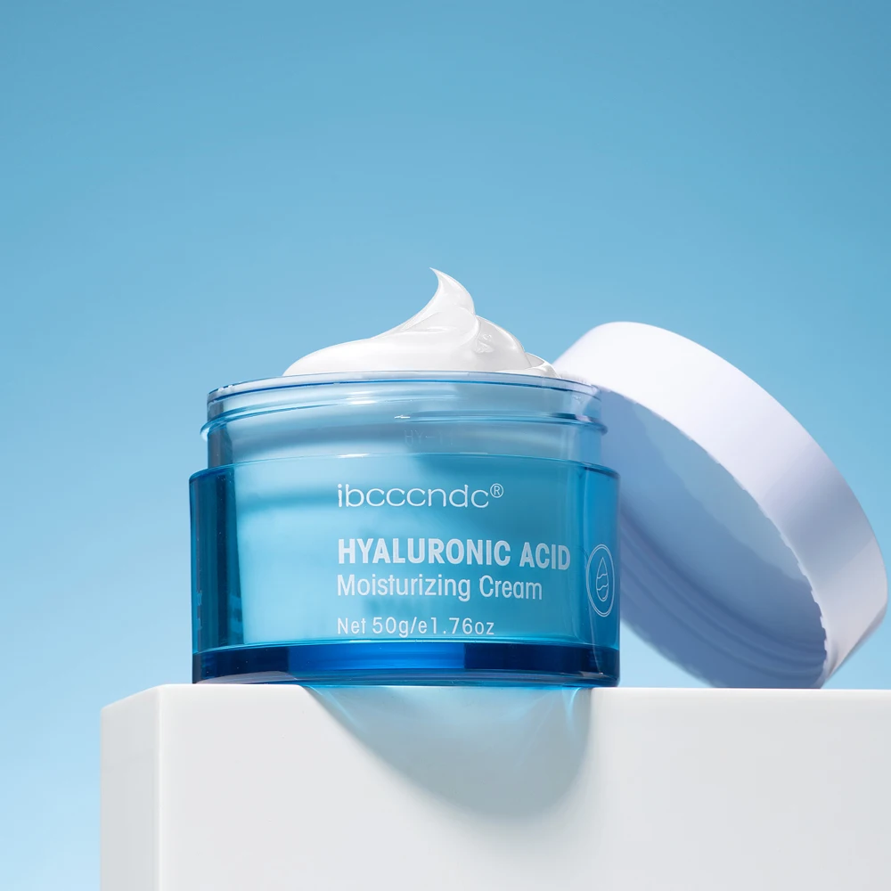 Creme de gel de ácido hialurônico hidratante facial para hidratar e suavizar a pele extra seca nutritivo melhorar a secura loção facial