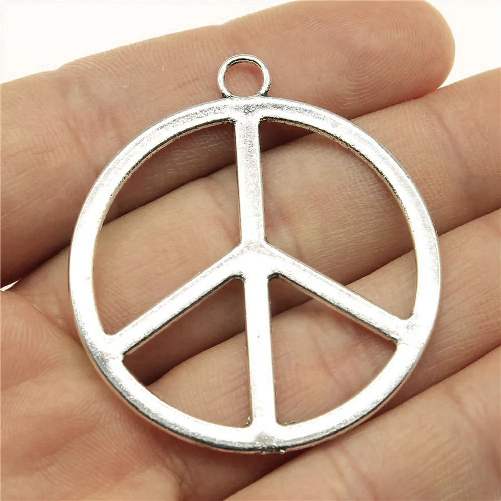 

Jewellery Peace Charms Gift Diy Accessories 4pcs