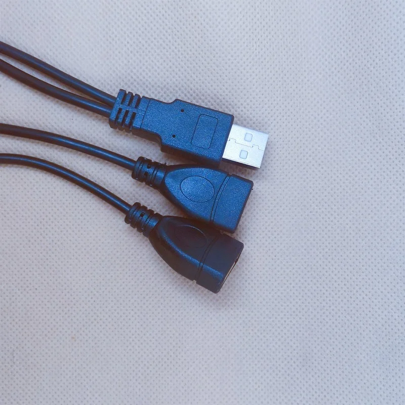 Usb 3.0 Fêmea para Macho Duplo Cabo de Extensão com Dados de Energia Extra Disco Rígido Móvel 2.5 Preto 1pc - Imagem 6