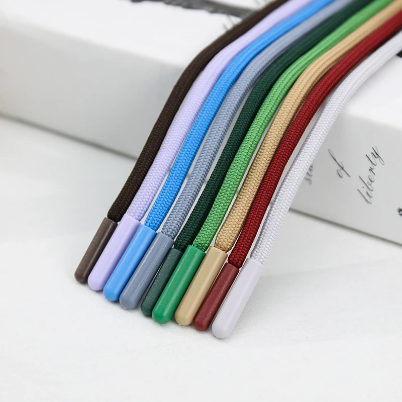 140cm Braided Round Twisted Cord Sweatpants Rope Solid Color Hoodie Drawstring Rope Replacement DIY Sewing Crafts nylon cord macrame cord silk cord satin cord faux suede cord waxed cord leather cord pvc cord packaging cord