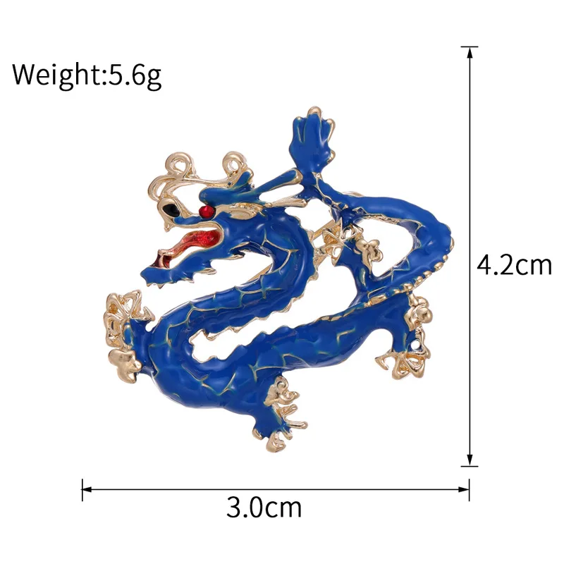 Chinese Dragon Brooch 2