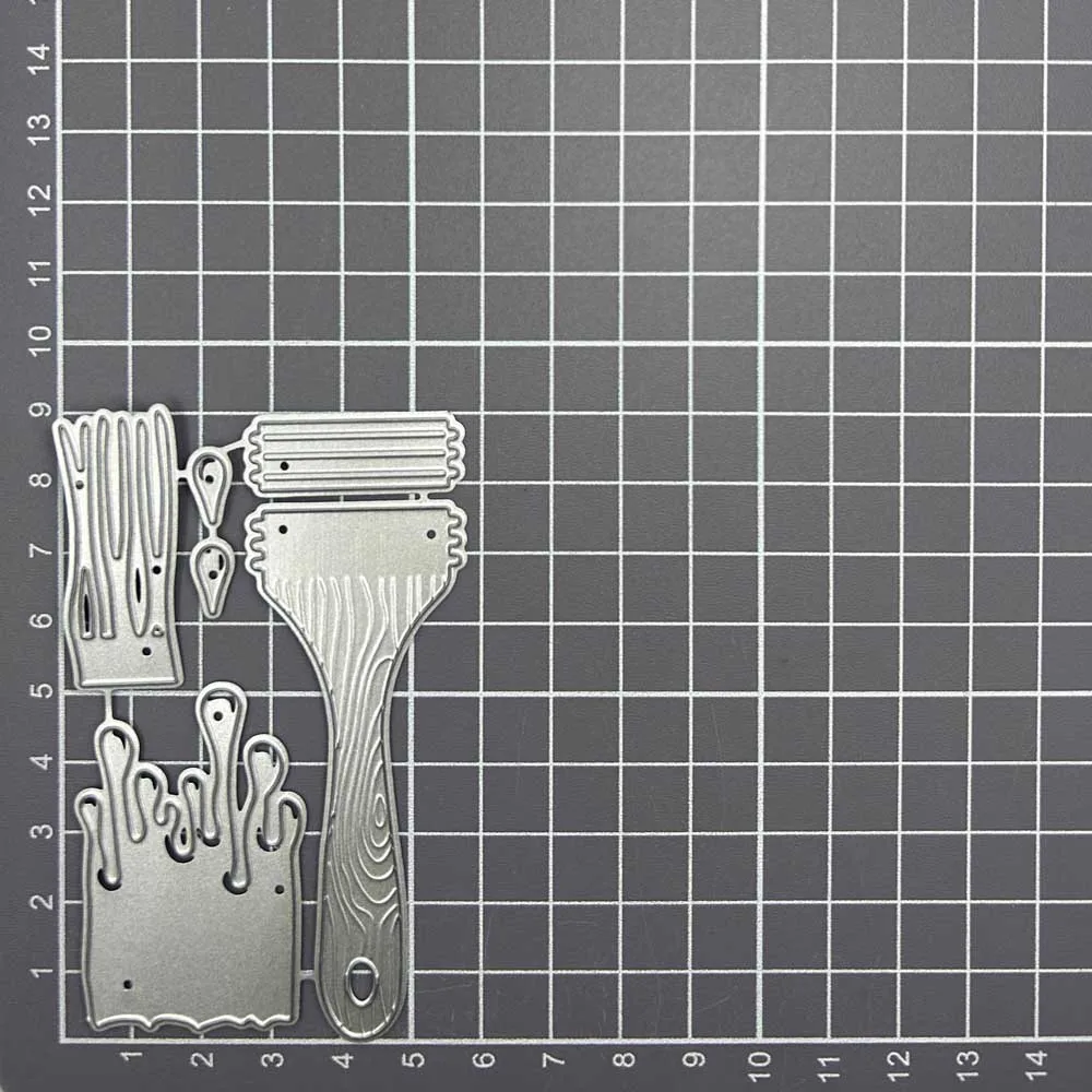 Digital Painting Brush Tools Metal Cutting Dies for DIY Crafts and Scrapbooking