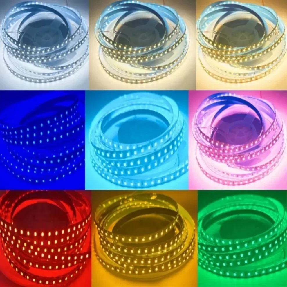 Colorful Flexible LED Light Strip - 120 LEDs/m, Versatile Home Decor Lighting