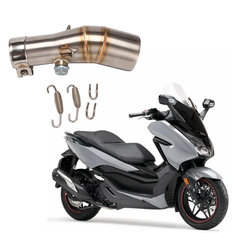 Motorcycle Exhaust Pipe 51MM Middle Exhaust Connecting Rod for Honda Forza  300 350 NSS300 NSS350 2018 2021| | - AliExpress